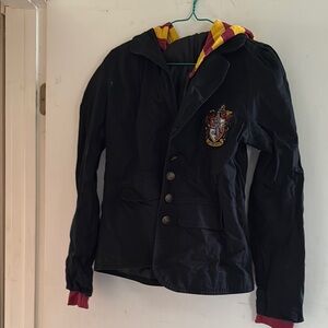 Harry Potter Black Hooded Jacket with Gryffindor Crest